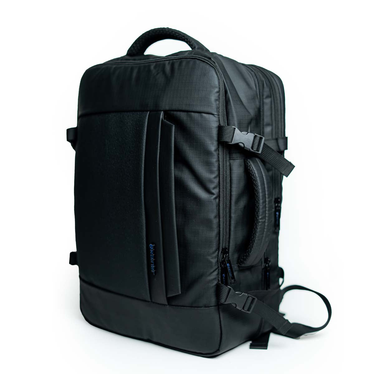 Rainer Black Laptop Suitcase Backpack R1268– Water Resistant Anti-Theft Travel & Business Bag