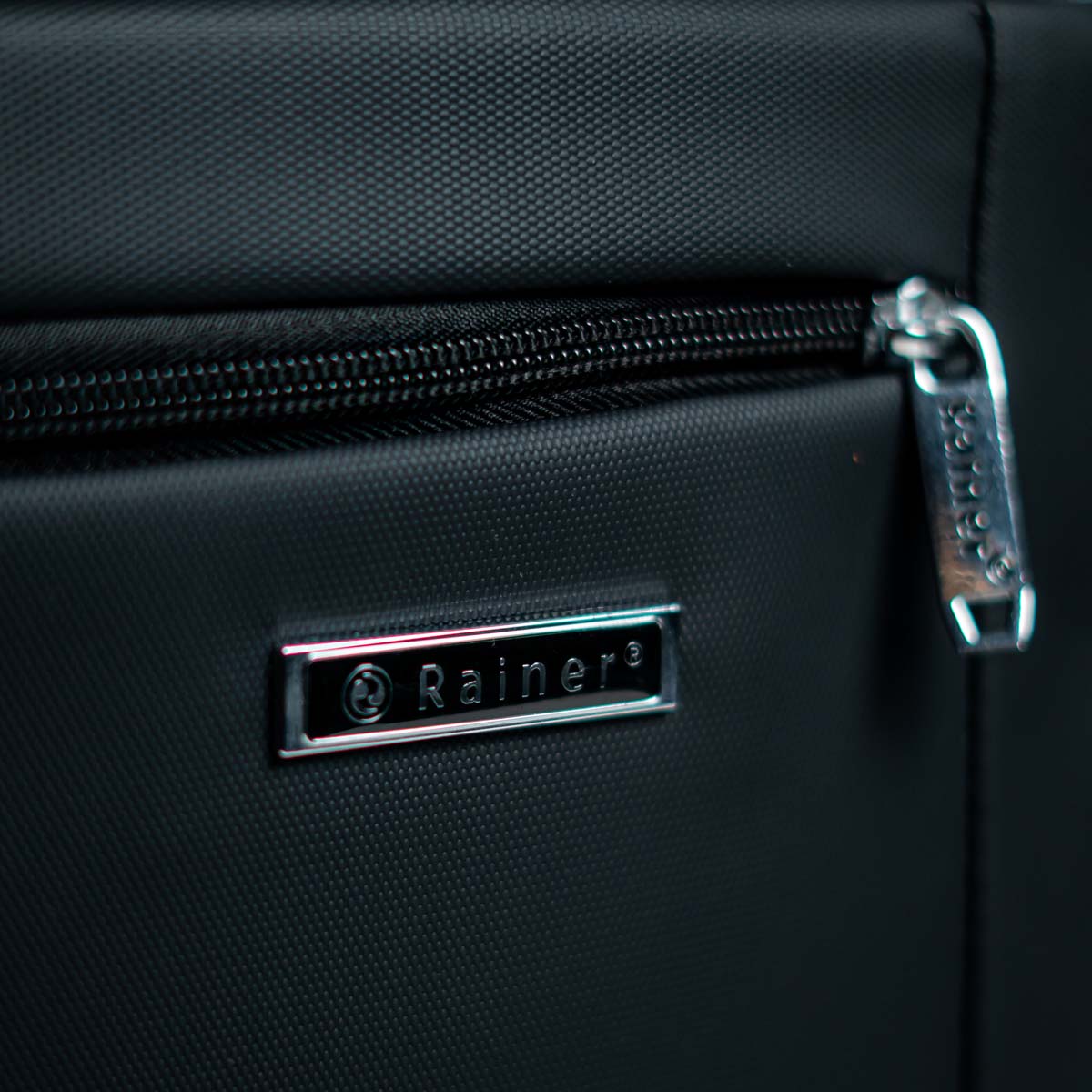 Rainer Black Laptop Briefcase/Suitcase & Shoulder Bag R1287– Professional Business Office Bag