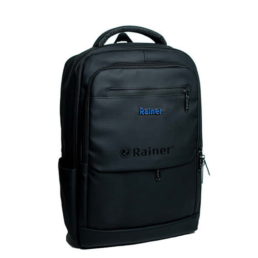 Rainer Black Laptop Backpack R1281 – Water Resistant Office, School & Travel Daypack