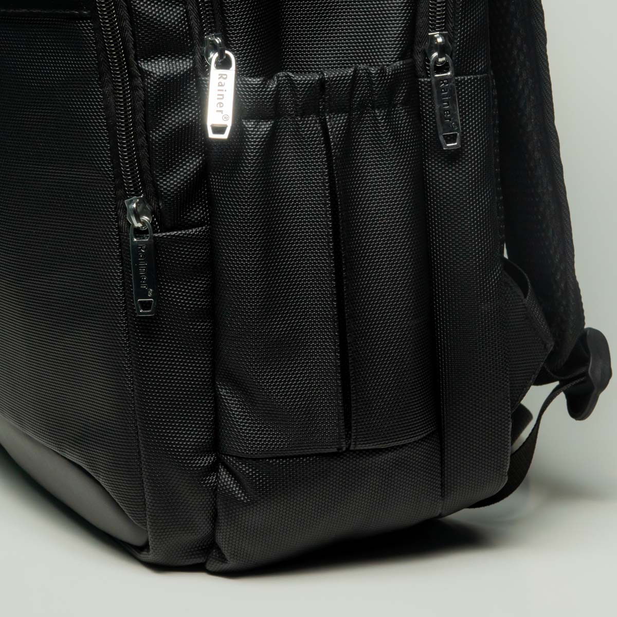 Rainer Black Laptop Backpack R1303 – Water Resistant Commute, Office & Travel Bag