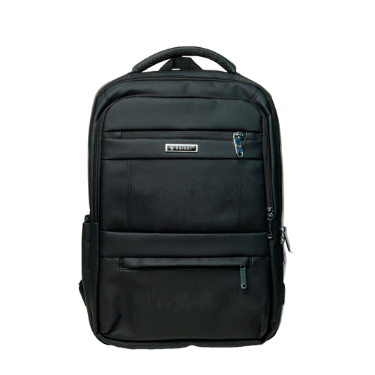 Rainer Black Laptop Backpack R1308– Casual, Office & Travel Daypack