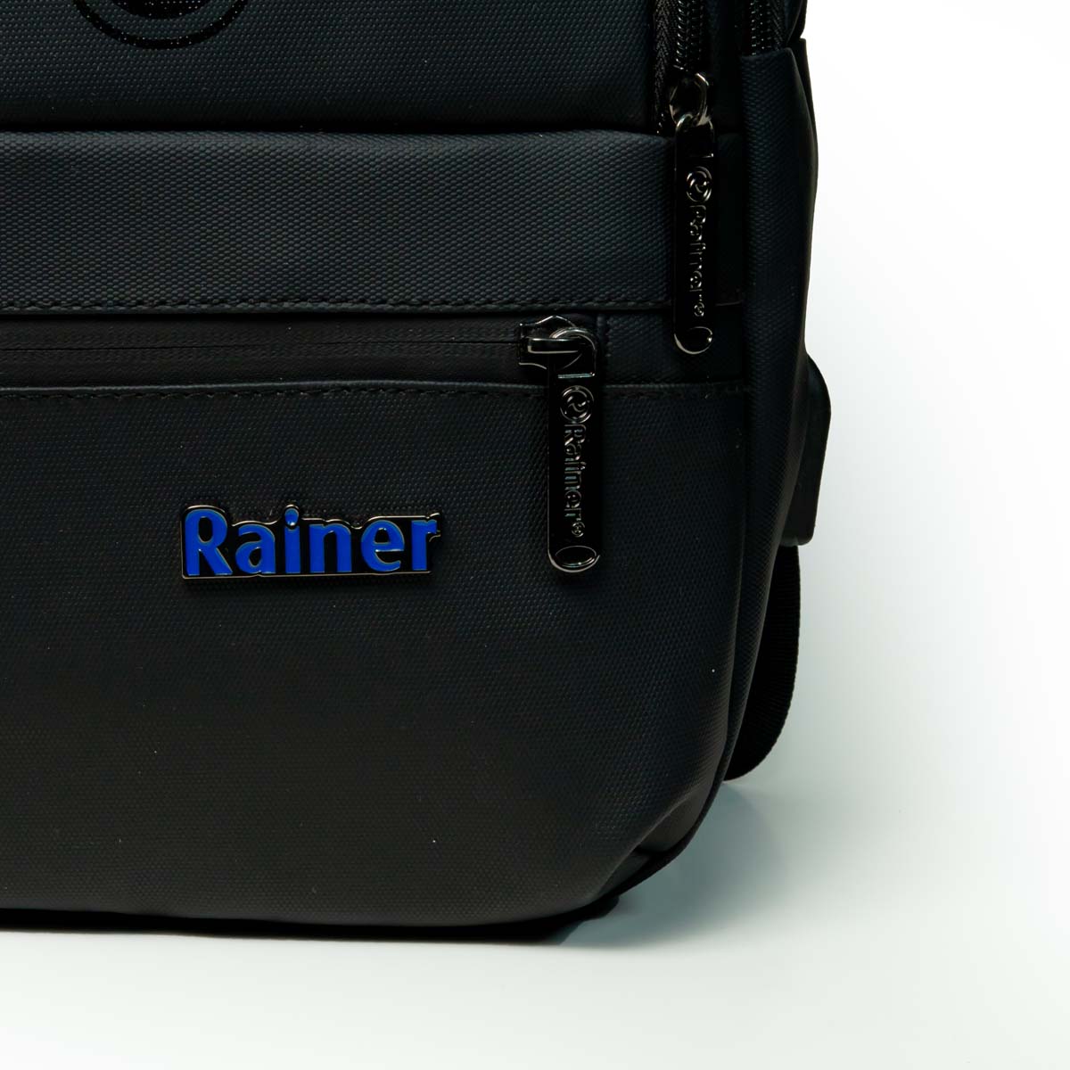 Rainer Black Laptop Backpack R1283 – Waterproof Multi-Purpose Bag for Commute & Travel