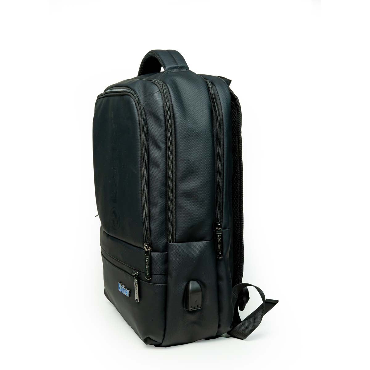 Rainer Black Laptop Backpack R1283 – Waterproof Multi-Purpose Bag for Commute & Travel