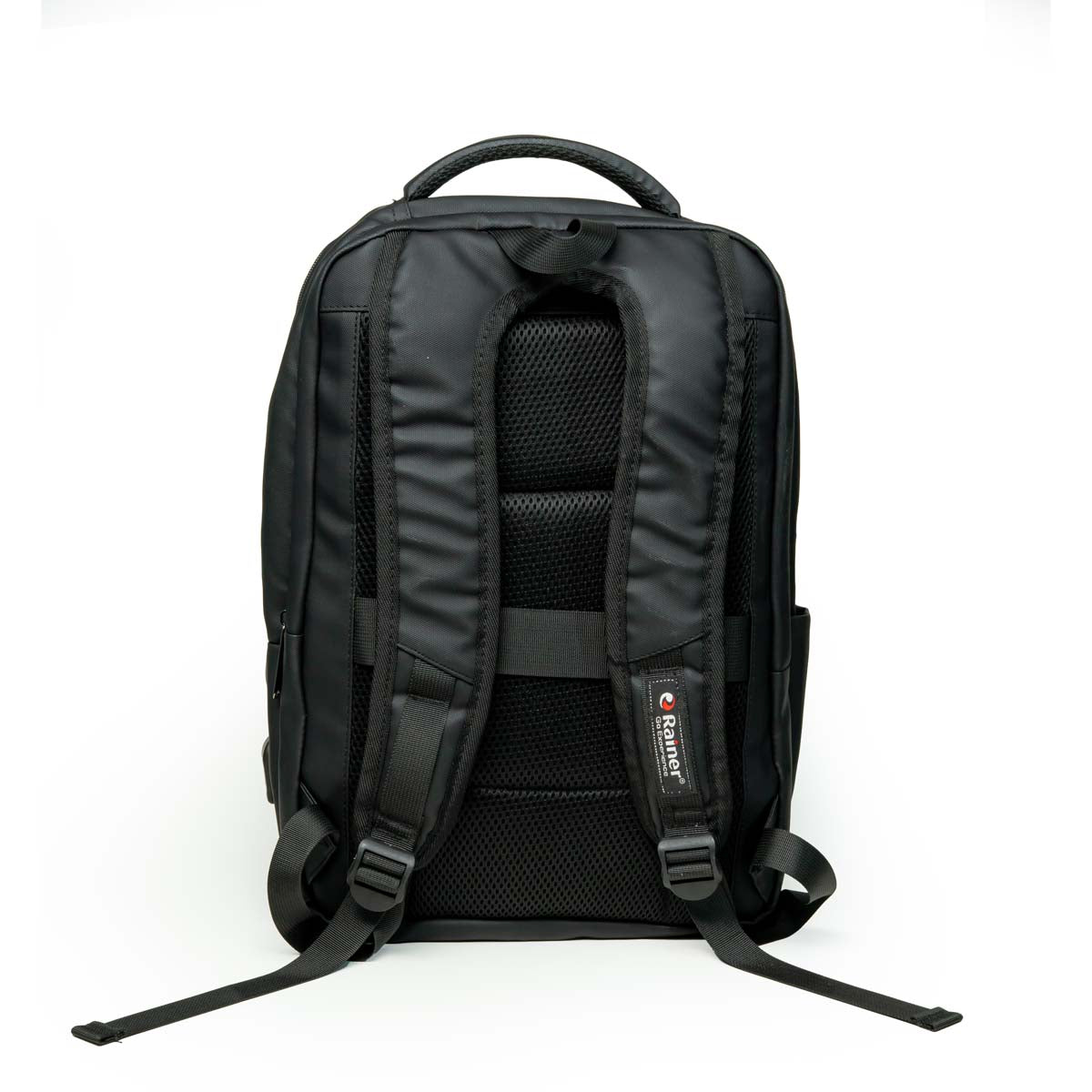 Rainer Black Laptop Backpack R1283 – Waterproof Multi-Purpose Bag for Commute & Travel