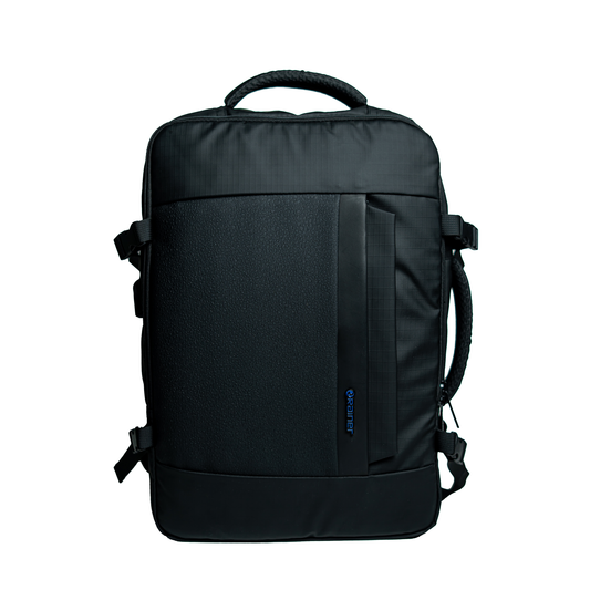 Rainer Black Laptop Suitcase Backpack R1268– Water Resistant Anti-Theft Travel & Business Bag