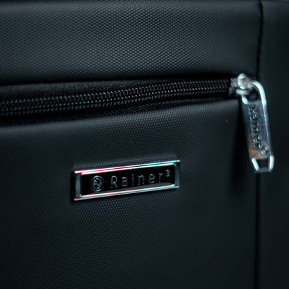 Rainer Black Laptop Briefcase/Suitcase & Shoulder Bag R1287– Professional Business Office Bag