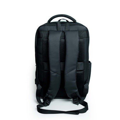 Rainer Black Laptop Backpack R1282 – Water Resistant Travel & Office Daypack for Men & Women