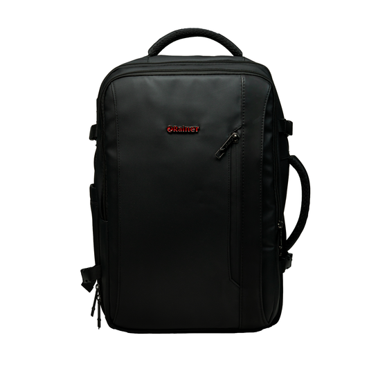 Rainer Black Laptop Suitcase Backpack R1285 – Water-Resistant Business, Travel & School Bag