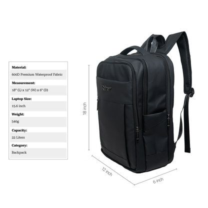 Rainer R1318 WorkPro – Waterproof & Office-Ready Backpack